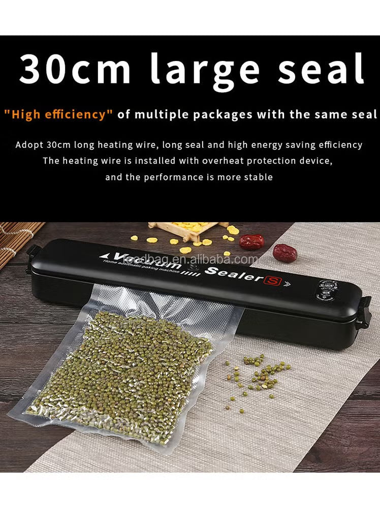 Professional Vacuum Sealer Machine – Seal Meats, Veggies, and Leftovers with One Touch