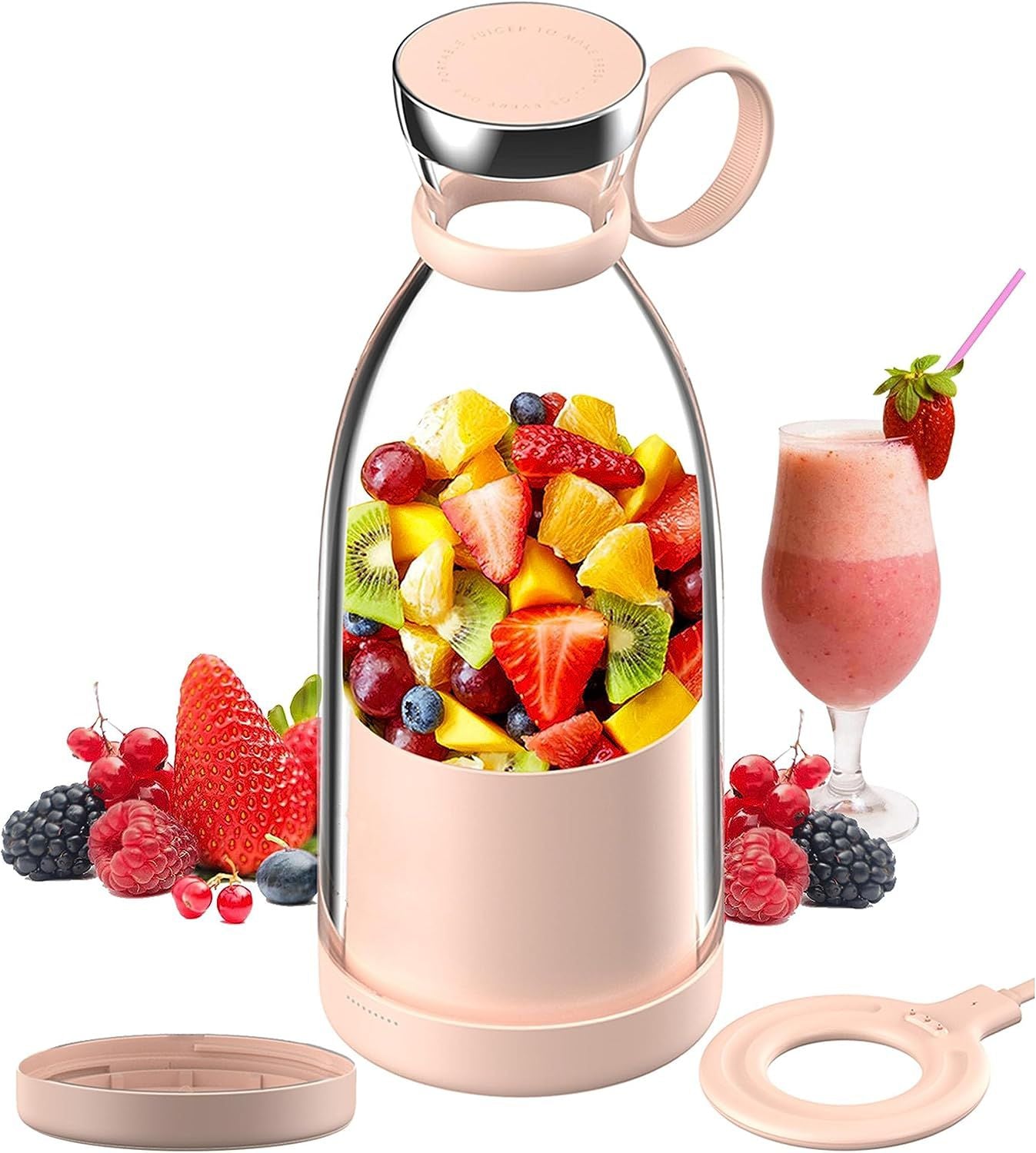 FreshBlend™ Portable Juice Blender – Rechargeable, Powerful & Perfect for On-the-Go Nutrition