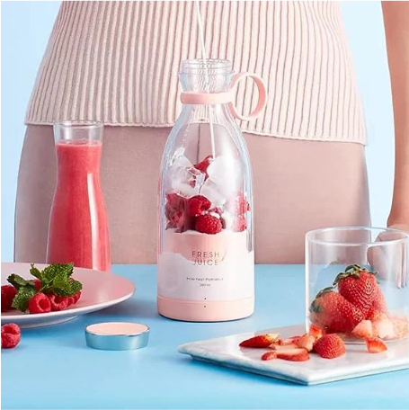 FreshBlend™ Portable Juice Blender – Rechargeable, Powerful & Perfect for On-the-Go Nutrition