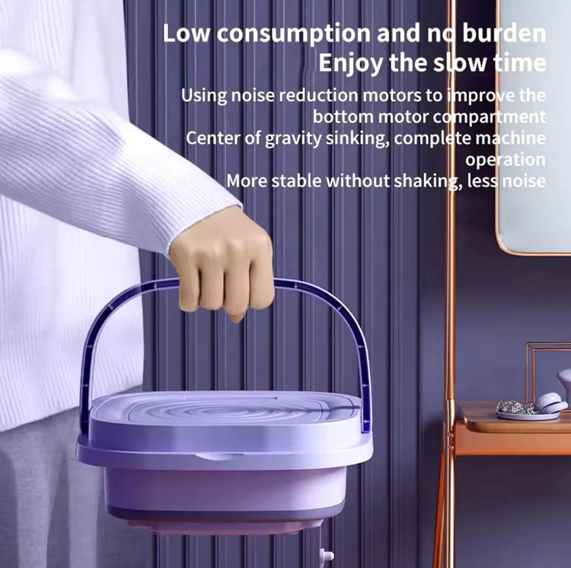 UltraClean™ Portable Washing Machine – Compact, Powerful & Perfect for Small Spaces