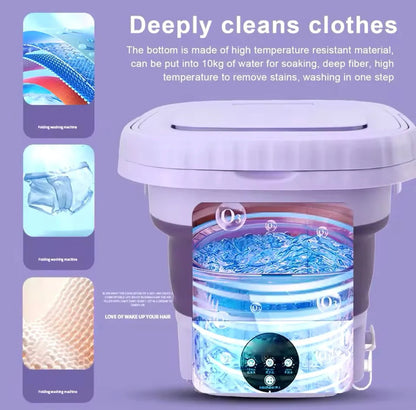 UltraClean™ Portable Washing Machine – Compact, Powerful & Perfect for Small Spaces