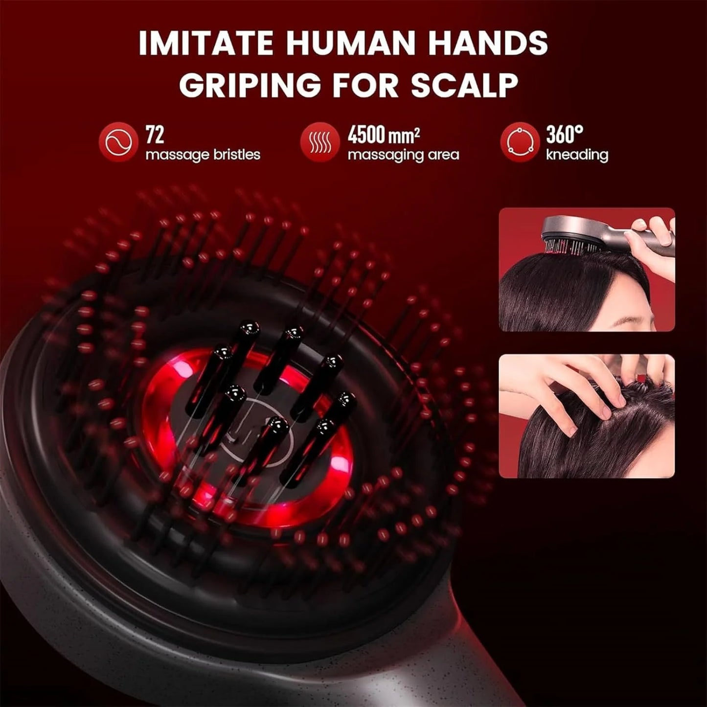 💧 Electric Scalp Massager – IPX7 Waterproof | Relaxation Meets Innovation